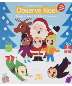 Trouve Et Place Les Jolies Frimousses - Observe Noel