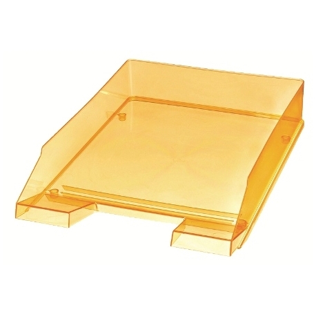 Letter Tray Herlitz A4 Transparent Yellow 10778439