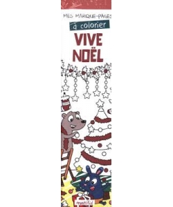 Mes Marque-Pages A Colorier-Vive Noel