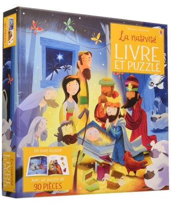 Coffret La Nativite (Livre + Puzzle De 30 Pieces)