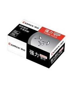 Pushpin Comix 10mm 100/Pack Silver B3537