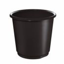 Waste Basket Herlitz 18 Liter Round Black 11279205