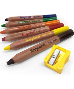 Colored Pencil Bruynzeel Shorties 6/Pack