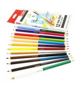 Colored Pencil Bruynzeel Twin Points 12/Pack 60112001