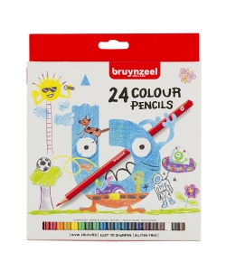 Colored Pencil Bruynzeel 24/Pack 60112003
