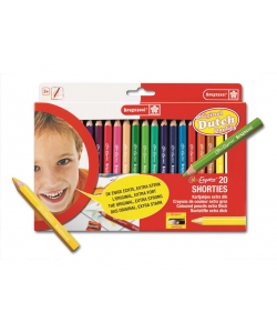 Colored Pencil Bruynzeel Short Thick 20/Pack 60112020