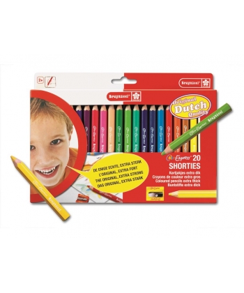 Colored Pencil Bruynzeel Short Thick 20/Pack 60112020