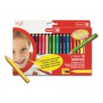 Colored Pencil Bruynzeel Short Thick 20/Pack 60112020