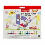 Marker Bruynzeel Twin Point 20/Pack 60125020