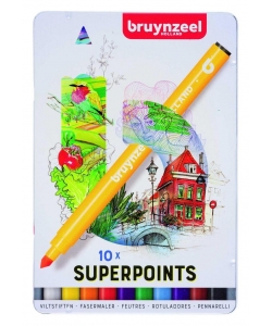 Marker Bruynzeel Super Point 10/Pack 60324010