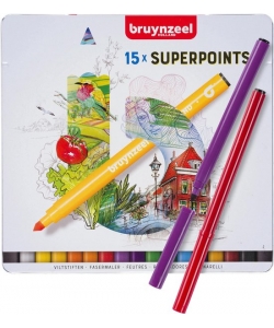 Marker Bruynzeel Super Point 15/Pack 60324015