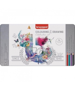 Colored Pencil Bruynzeel 70/Pack Celebration Tin 60399001