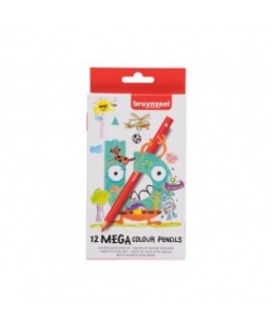 Colored Pencil Bruynzeel Mega 12/Pack 60517012