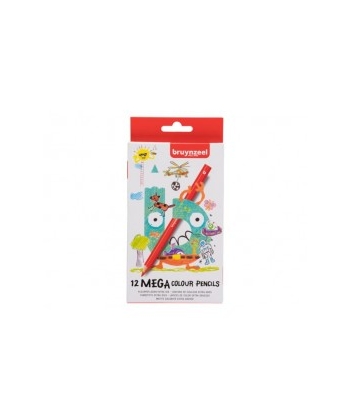 Colored Pencil Bruynzeel Mega 12/Pack 60517012
