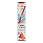 Colored Pencil Bruynzeel Triple 12/Pack 60518012