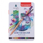 Colored Pencil Aquarelle Bruynzeel Expression 12/Pack 60313012