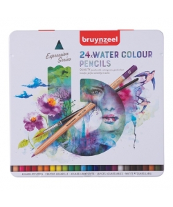 Colored Pencil Aquarelle Bruynzeel Expression 24/Pack 60313024