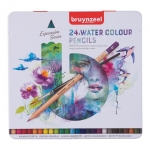 Colored Pencil Aquarelle Bruynzeel Expression 24/Pack 60313024