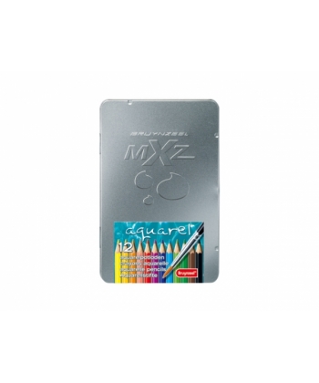 Colored Pencil Aquarelle Bruynzeel Mxz Tin 12 Color 3540M12