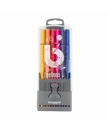 Fineliner Bruynzeel 12/Pack 60241012