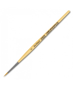 Davinci Junior Brush Round Golden Synthetic Fibres 303 . Size 2