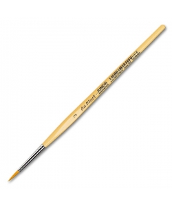 Davinci Junior Brush Round Golden Synthetic Fibres 303 . Size 3