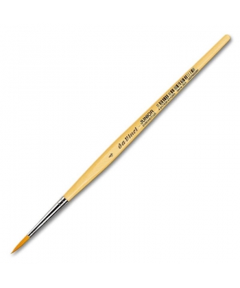 Davinci Junior Brush Round Golden Synthetic Fibres 303 . Size 4