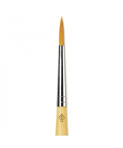 Davinci Junior Brush Round Golden Synthetic Fibres 303 . Size 5