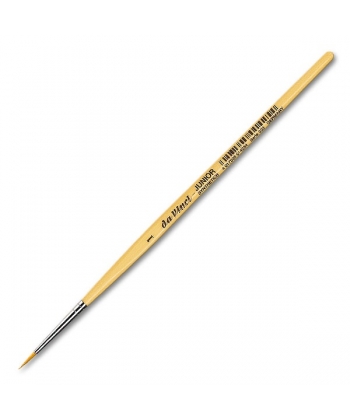 Davinci Junior Brush Round Golden Synthetic Fibres 303 . Size 1