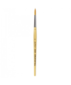 Davinci Junior Brush Round Golden Synthetic Fibres 303 . Size 6