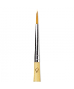 Davinci Junior Brush Round Golden Synthetic Fibres 303 . Size 6