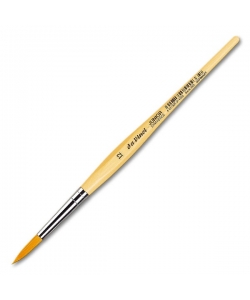 Da Vinci Junior Brush Round Golden Synthetic Fibres 303 . Size 12