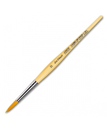 Da Vinci Junior Brush Round Golden Synthetic Fibres 303 . Size 12