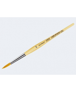 Da Vinci Junior Brush Round Golden Synthetic Fibres 303 . Size 14
