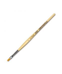 Davinci Junior Brush Flat Golden Synthetic Fibres 304. Size 4