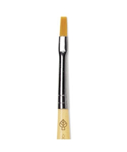 Davinci Junior Brush Flat Golden Synthetic Fibres 304. Size 4