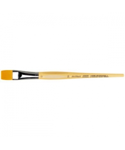 Davinci Junior Brush Flat Golden Synthetic Fibres 304 . Size 24