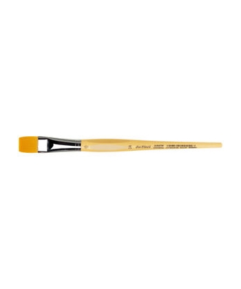 Davinci Junior Brush Flat Golden Synthetic Fibres 304 . Size 24