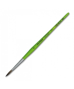 Da Vinci Brush Round Fit Green Matt Handle School&Hobby 373 . Size 6