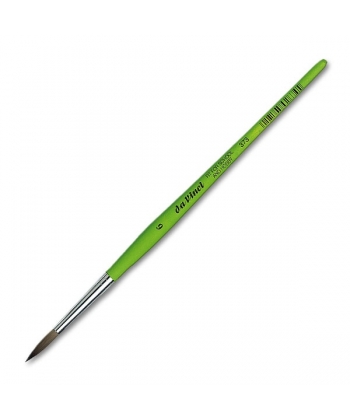 Da Vinci Brush Round Fit Green Matt Handle School&Hobby 373 . Size 6