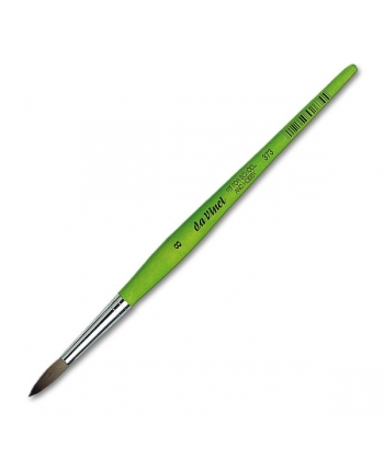 Davinci Brush Round Fit Green Matt Handle School&Hobby 373 . Size 8