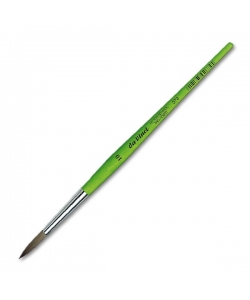 Davinci Brush Round Fit Green Matt Handle School&Hobby 373 . Size 10