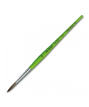 Davinci Brush Round Fit Green Matt Handle School&Hobby 373 . Size 10