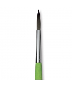 Davinci Brush Round Fit Green Matt Handle School&Hobby 373 . Size 12
