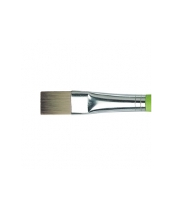 Davinci Brush Flat Fit Green Matt Handle School&Hobby 374 . Size 2