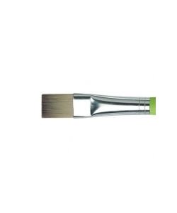 Da Vinci Brush Flat Fit Green Matt Handle School&Hobby 374 . Size 10