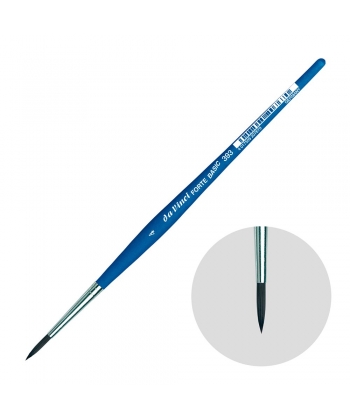 Davinci Forte Basic Brush Round Blue Matt Handle 393 . Size 4