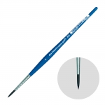 Davinci Forte Basic Brush Round Blue Matt Handle 393 . Size 4