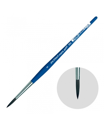 Davinci Forte Basic Brush Round Blue Matt Handle 393 . Size 6