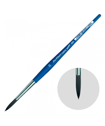 Davinci Forte Basic Brush Round Blue Matt Handle 393 . Size 10